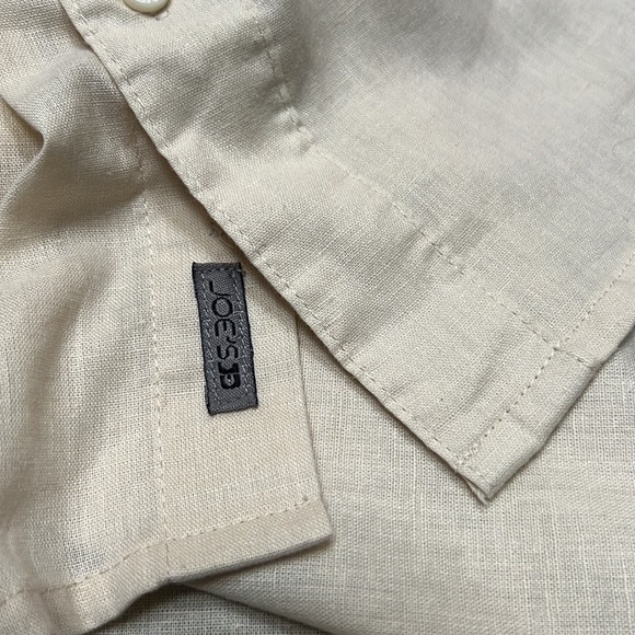 NWT Joe’s Jeans Short Sleeve Linen/cotton Blend button front Shirt. Size S - Picture 8 of 9